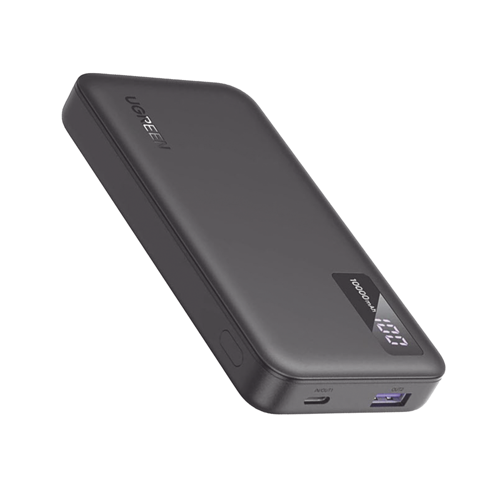 Power Bank de 10000mAh NEXODE | 22.5W | USB-A | USB-C | Indicador Led | Tecnología de Carga Rápida | Ultra Delgado | Ultra ligero