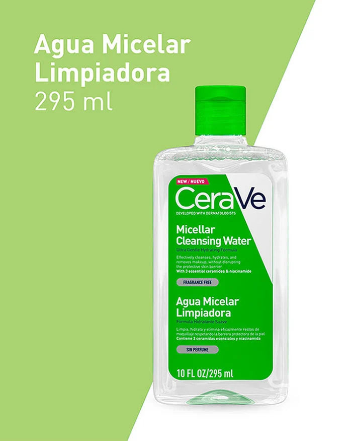 CERAVE Agua Micelar Limpiadora de 295 ml