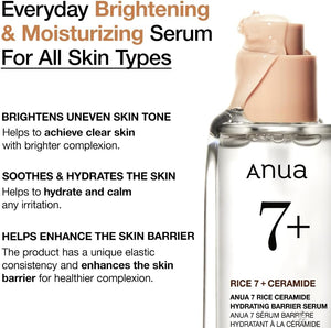ANUA 7 Rice Ceramide Hydrating Barrier Serum 50 ml