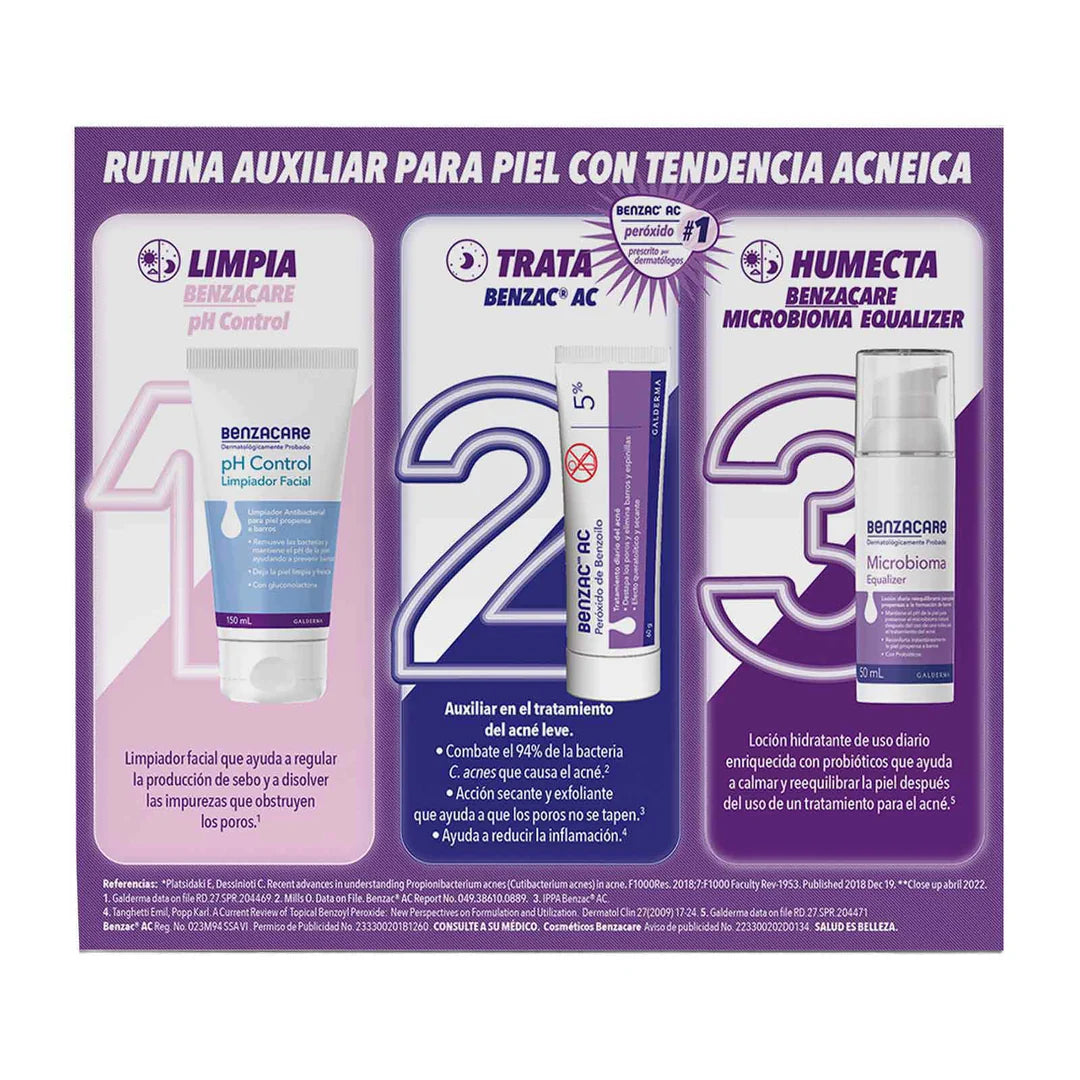 Benzacare Ph Control Limpiador Facial 150 Ml