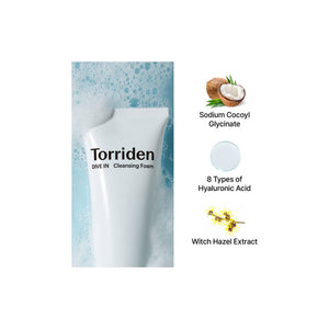 Limpiador Facial Torriden Dive-in Espuma Con Ácido Hialurónico 5.07oz
