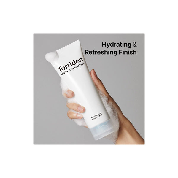 Limpiador Facial Torriden Dive-in Espuma Con Ácido Hialurónico 5.07oz