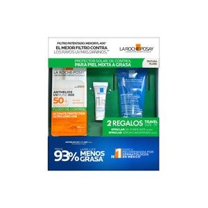 Kit Anthelios Uvm400 Fluido + Effaclar Duo 15Ml + Gel Eff 50Ml Verano25