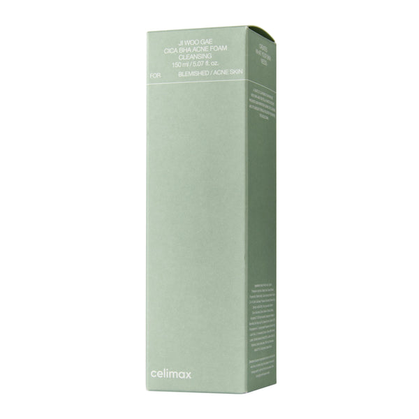 Celimax - Ji.Woo.Gae Cica BHA Acne Foam Cleansing - Purifying Foam for Acne Skin - 150ml