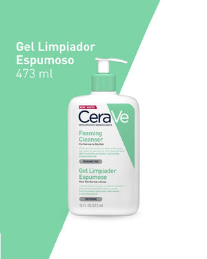 Cerave Gel Limpiador Espumoso 16Oz / 473Ml