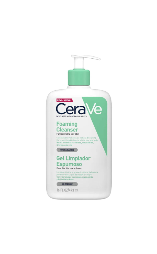 Cerave Gel Limpiador Espumoso 16Oz / 473Ml