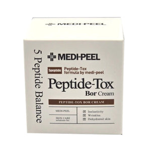 Medipeel Peptide-Tox Bor Cream 50ml Crema Facial Antiedad Peptidos Coreana